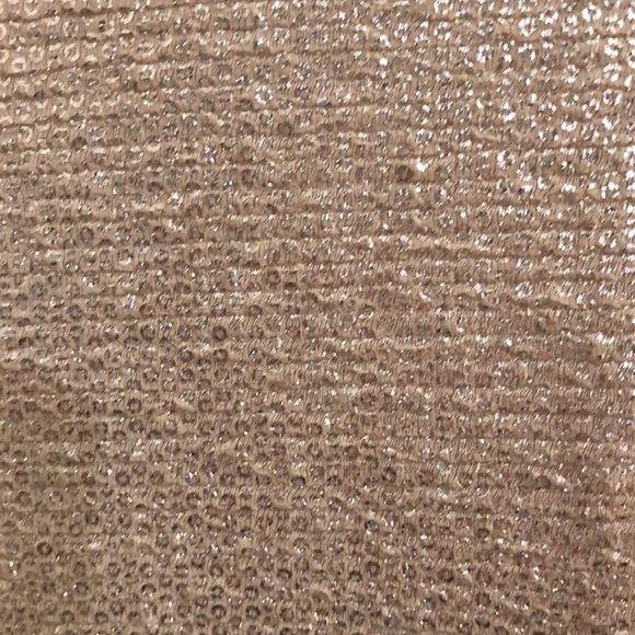 NWT by & by Girls gold metallic dress with crinoline on the bottom sz 12 - Picture 5 of 8